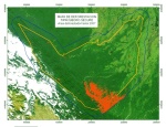 Map of TIPNIS deforestation, 2007