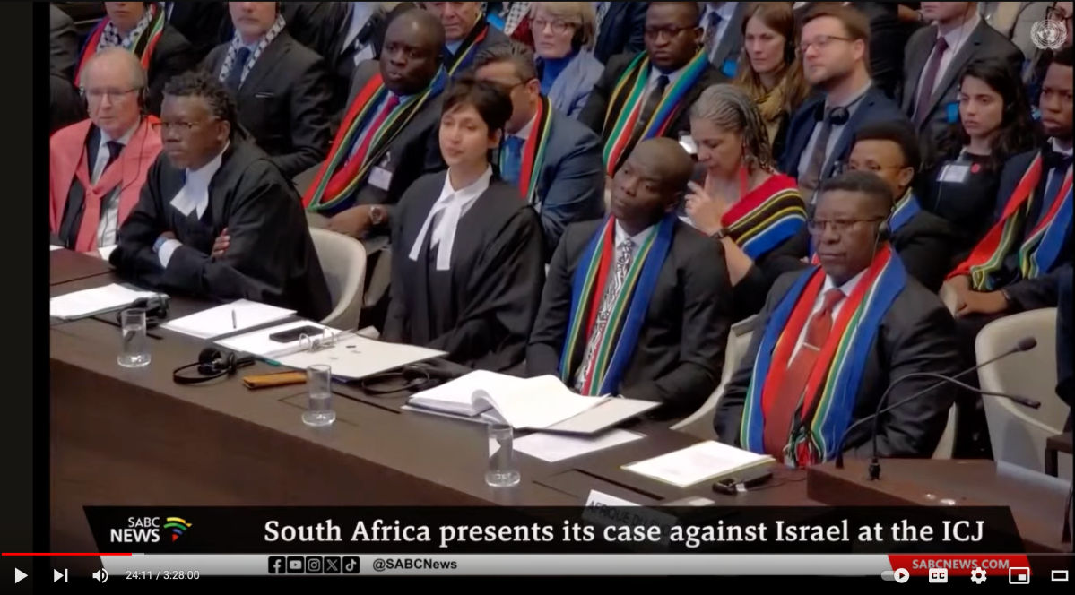 Gratitude for South Africans at the ICJ